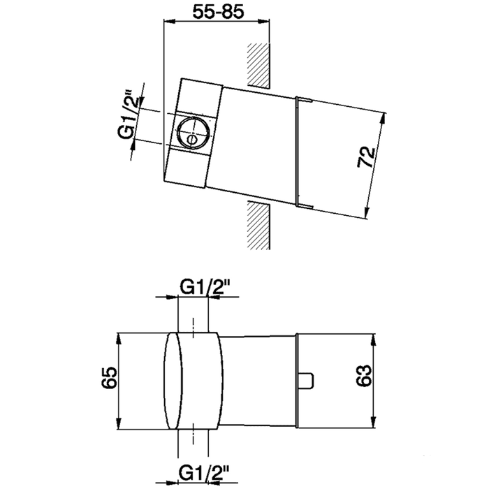 Встроенная часть смесителя Cisal Complementi ZA01551004