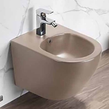 Биде подвесное Ceramalux N В2342BDMC 48x37 (капучино матовый)