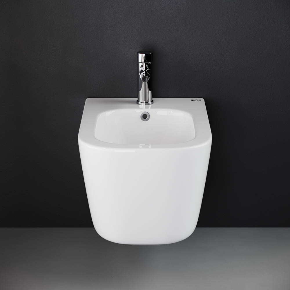 Биде подвесное Ceramica Nova New day CN3006 51х35 с креплением и донным клапаном с керамической накладкой (белый)