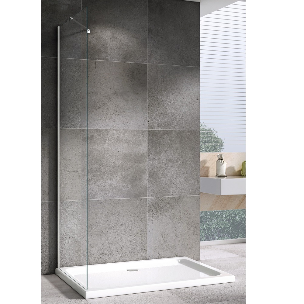 Боковая стенка Abber Zart S81 80х195 (хром)