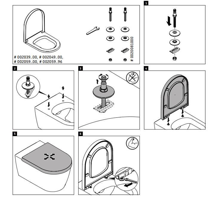 Сиденье для унитаза Duravit Duraplus 0064204700