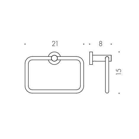 Полотенцедержатель Colombo Design Plus W4931
