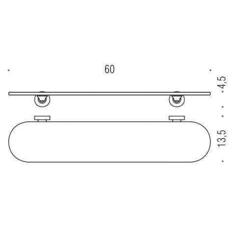 Полка Colombo Design Basic B2716 60 см