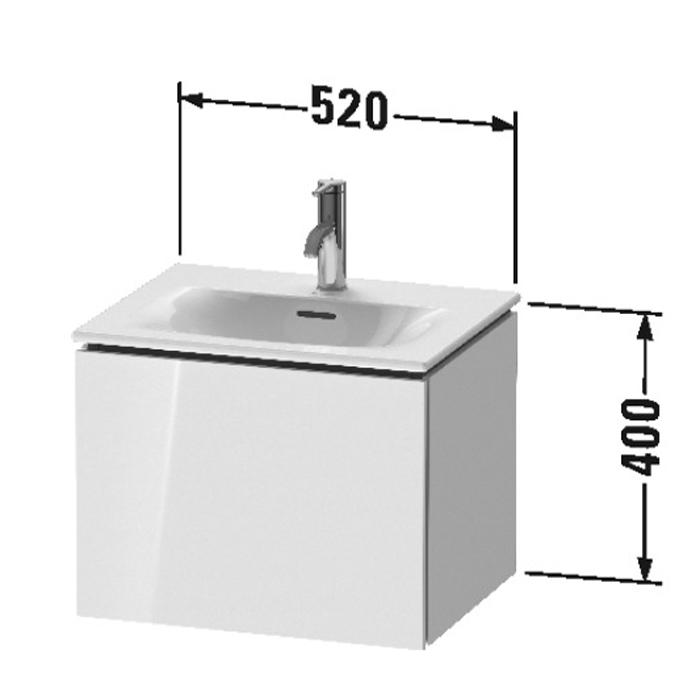 Тумба подвесная Duravit L-Cube LC6133R2222 44x31