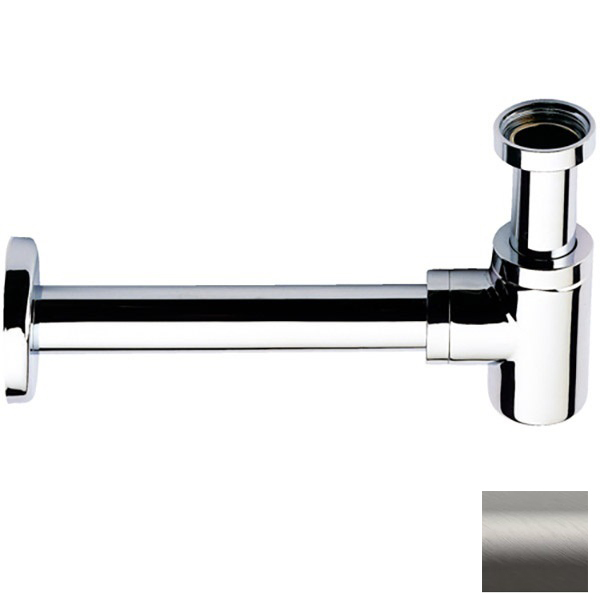 Cифон для раковины короткий Remer 958BNPO (никель браш.)