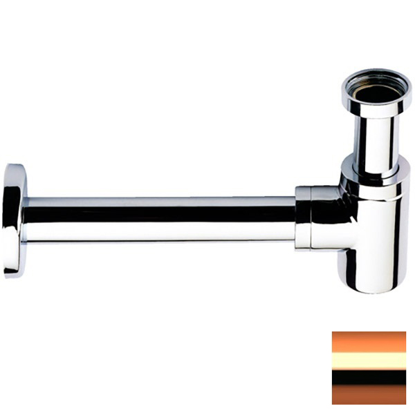 Cифон для раковины короткий Remer 958BRL (медь блестящая)