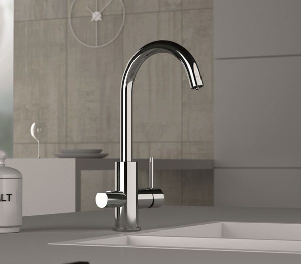 Cмеситель для кухни Remer X Style N792DW (хром), с подключением к фильтру