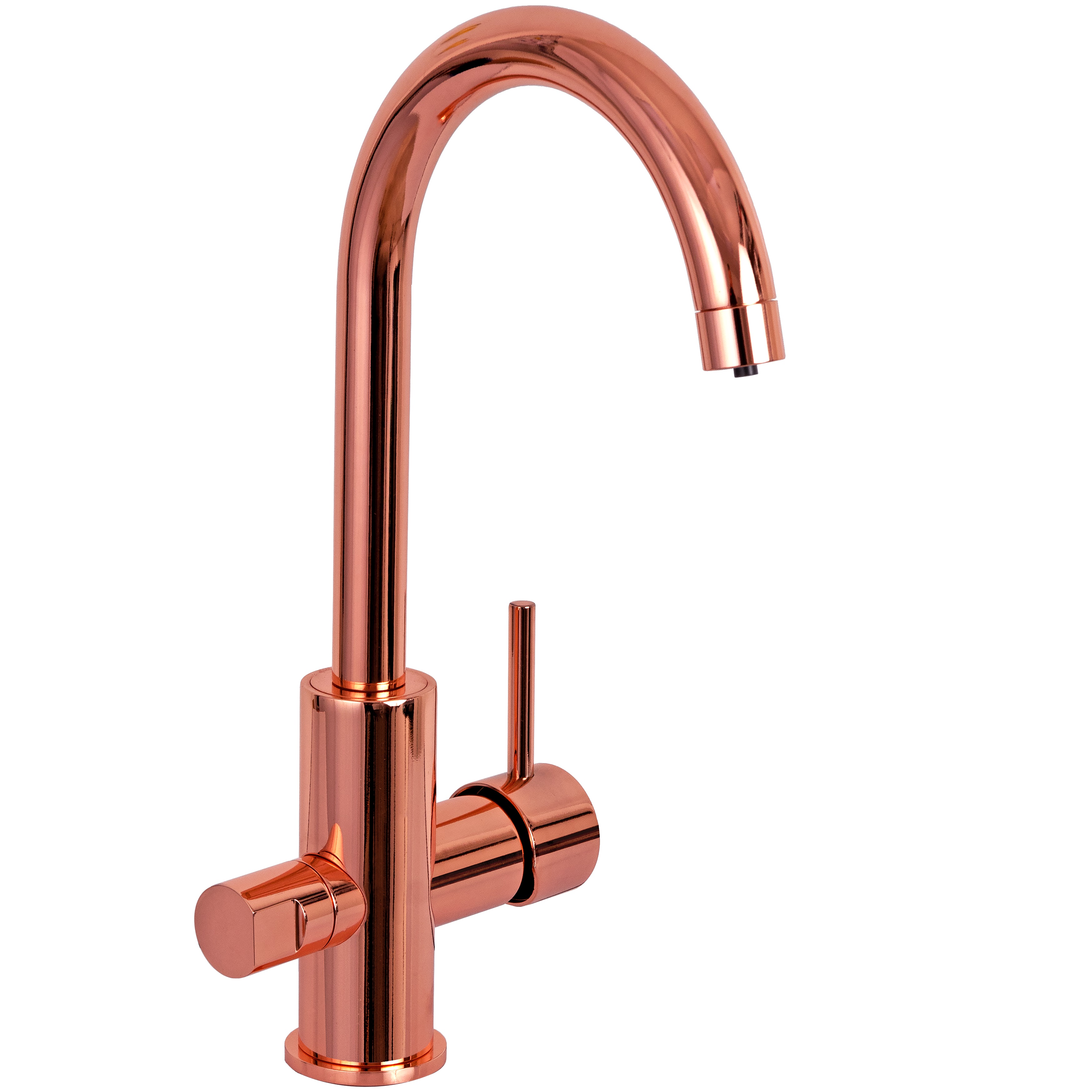 Cмеситель для кухни Remer X Style N792DWRL (медь), с подключением к фильтру