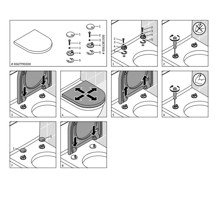 Сиденье для унитаза Duravit Duraplus 0066300000