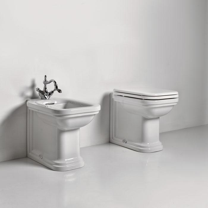 Унитаз приставная Kerasan Waldorf 411801 bi 55х37