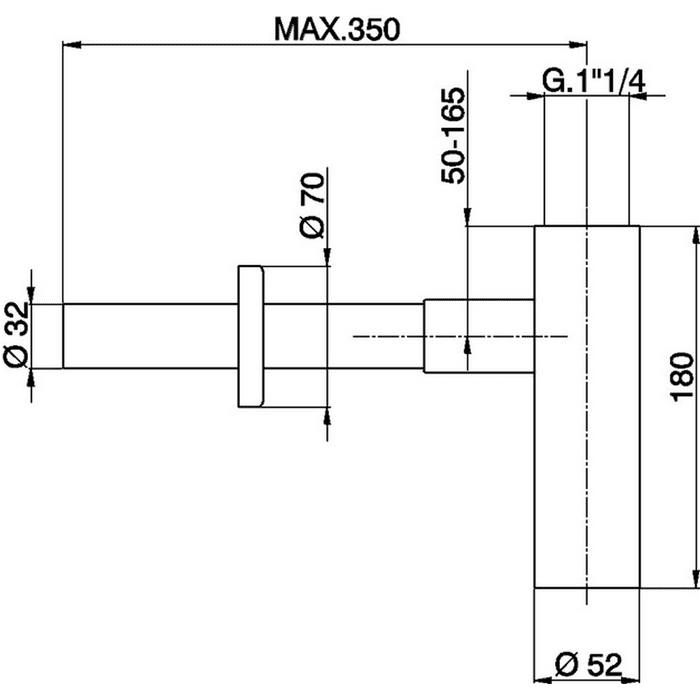 Сифон Cisal Complementi ZA00408024