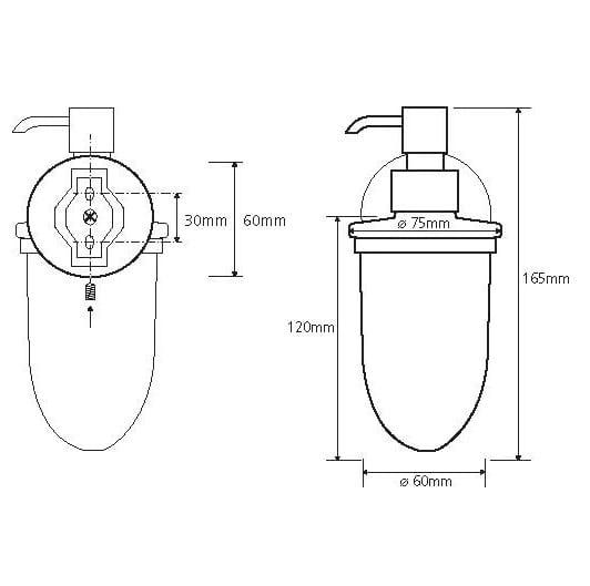 Дозатор Bemeta Alfa 102408022
