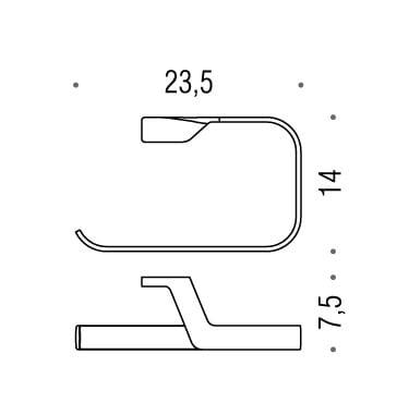 Полотенцедержатель Colombo Design Alize B2531