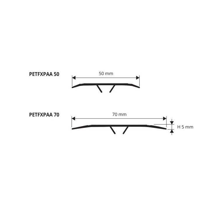 Деформационный профиль Progress Profiles Proplate Fix PETFXP 50-01 3 м. (белый)