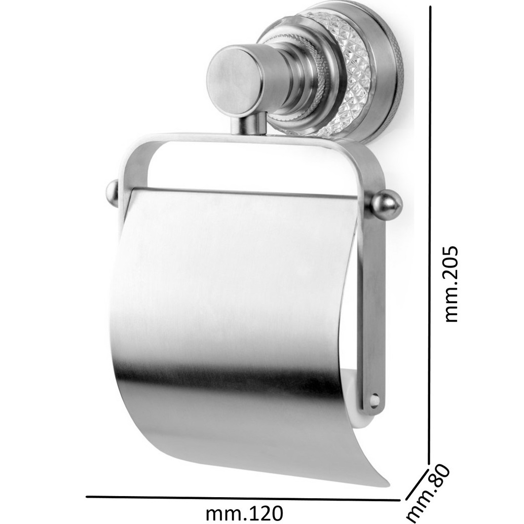 Держатель для туалетной бумаги с крышкой Boheme Aura 10241-G (золотой)