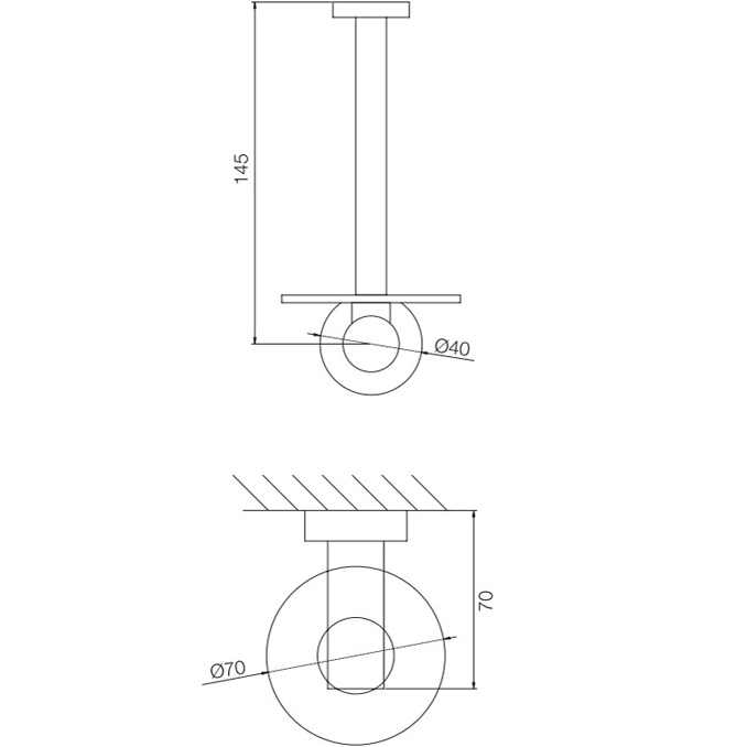 Держатель запасного рулона туалетной бумаги подвесной Fima Carlo Frattini Rotola F6005/2CR (хром)