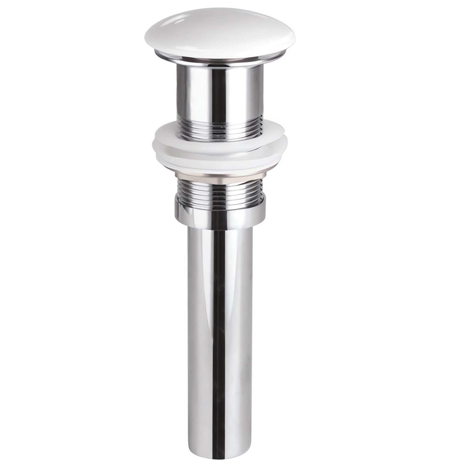 Донный клапан Ceramica Nova CN2000 (белый глянцевый), без перелива