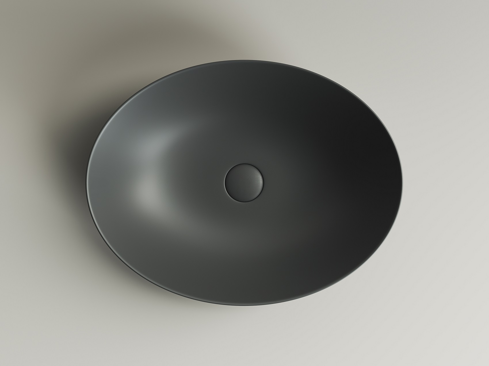 Донный клапан Ceramica Nova CN2000MDH (темный антрацит матовый), без перелива