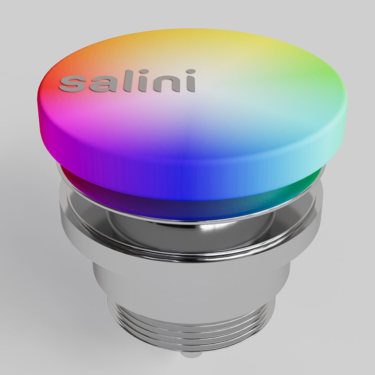Донный клапан для раковины Salini S-Stone D 602 167301MF (покраска по RAL, матовый), фиксированный