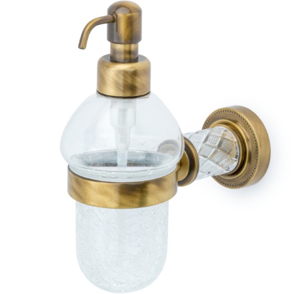 Дозатор настенный Boheme Murano Cristal 10912-CRST-BR (бронза)