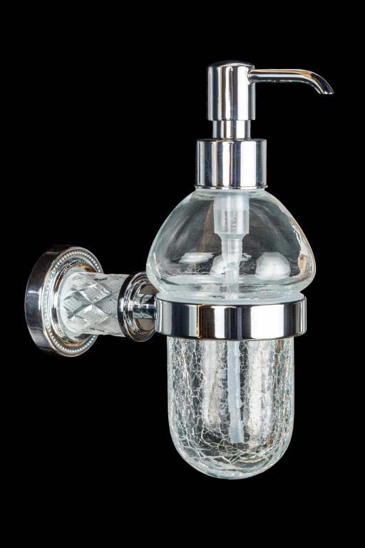 Дозатор настенный Boheme Murano Cristal 10912-CRST-CH (хром)