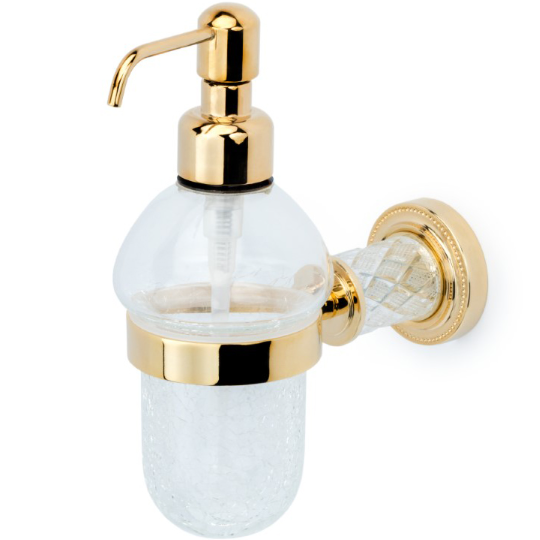 Дозатор настенный Boheme Murano Cristal 10912-CRST-G (золотой)