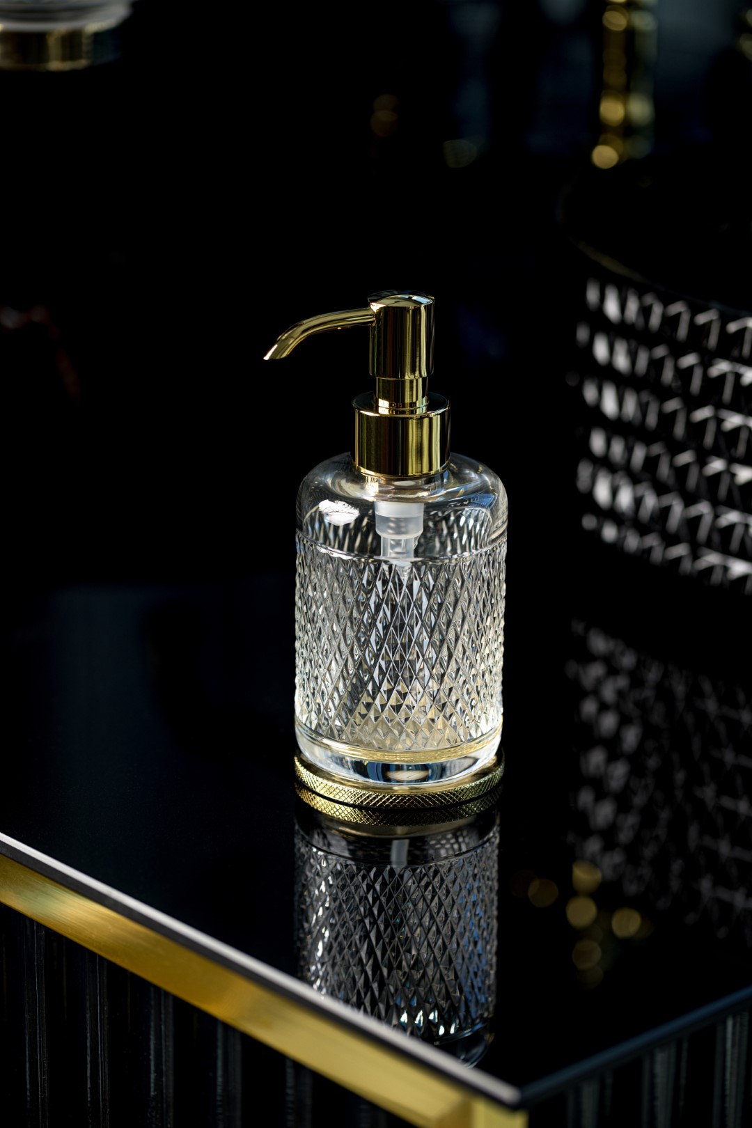 Дозатор настольный Boheme Aura 10250-G (золотой)
