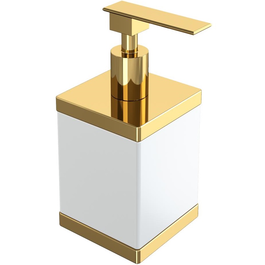 Дозатор настольный Boheme Qubic 10969-G (золотой)