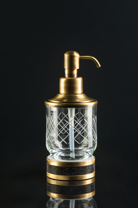 Дозатор настольный Boheme Royal Cristal 10929-BR (бронза)