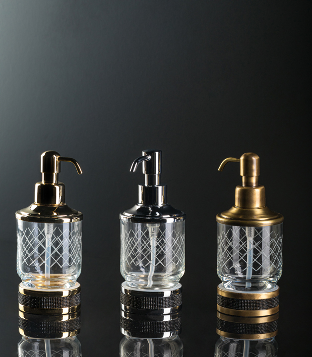 Дозатор настольный Boheme Royal Cristal 10929-BR (бронза)