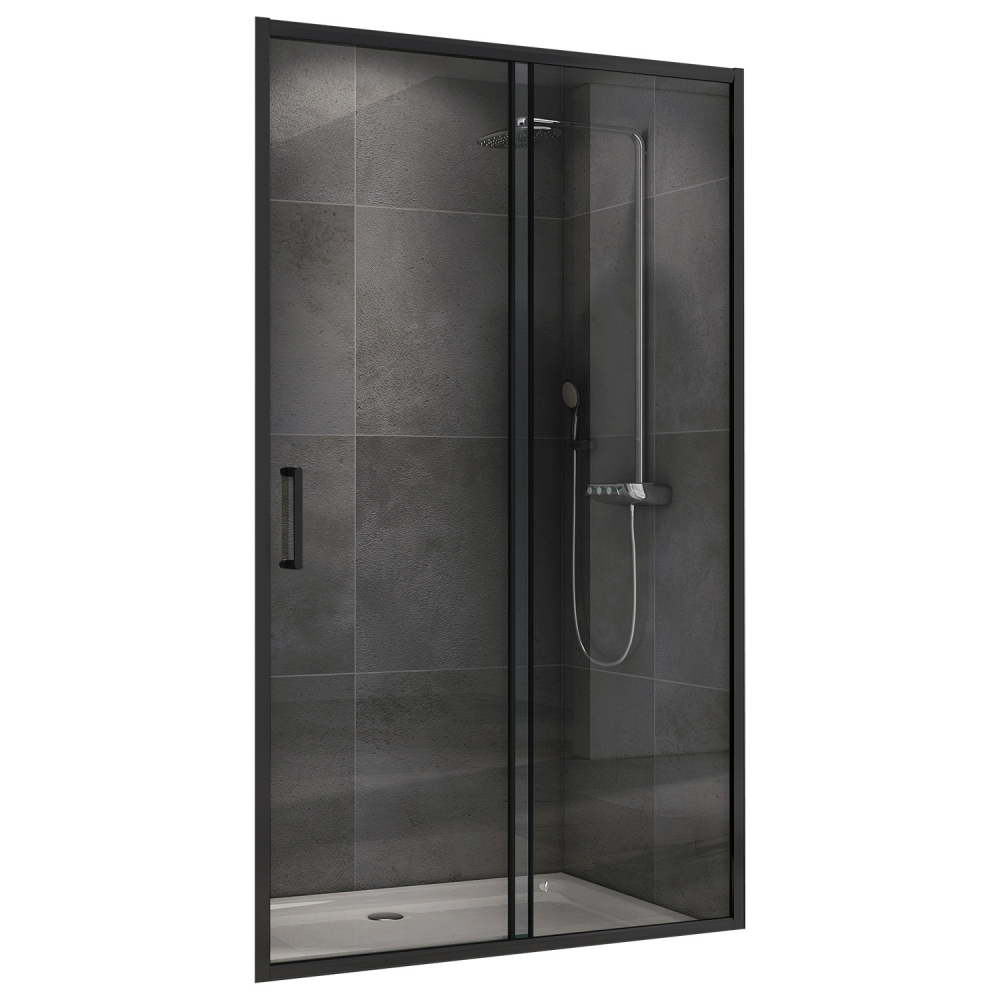 Душевая дверь Abber Schwarzer Diamant AG30100B5 100х190 (черный)
