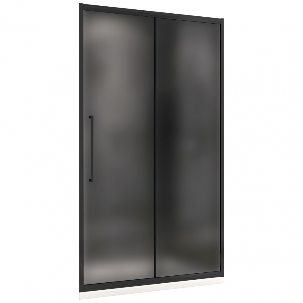 Душевая дверь Abber Schwarzer Diamant AG30120BMH 120х195 (черный матовый)