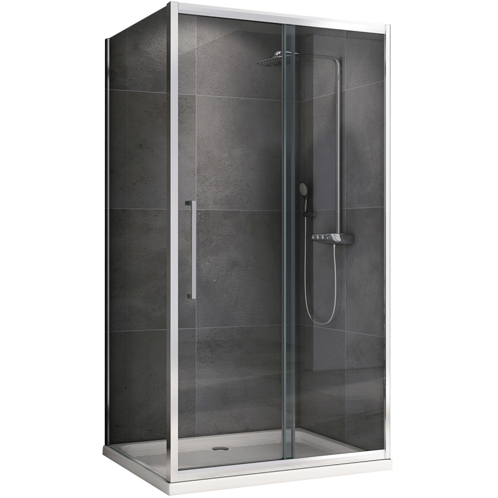 Душевой уголок Abber Schwarzer Diamant AG30120H-S50 120x50x195 (хром)