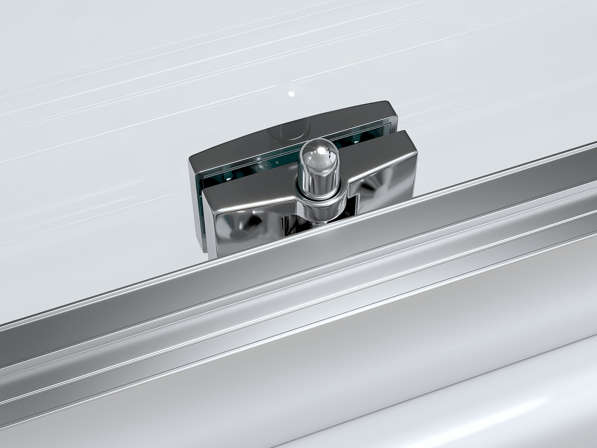 Душевая дверь Abber Schwarzer Diamant AG30170H 170х195 (хром)