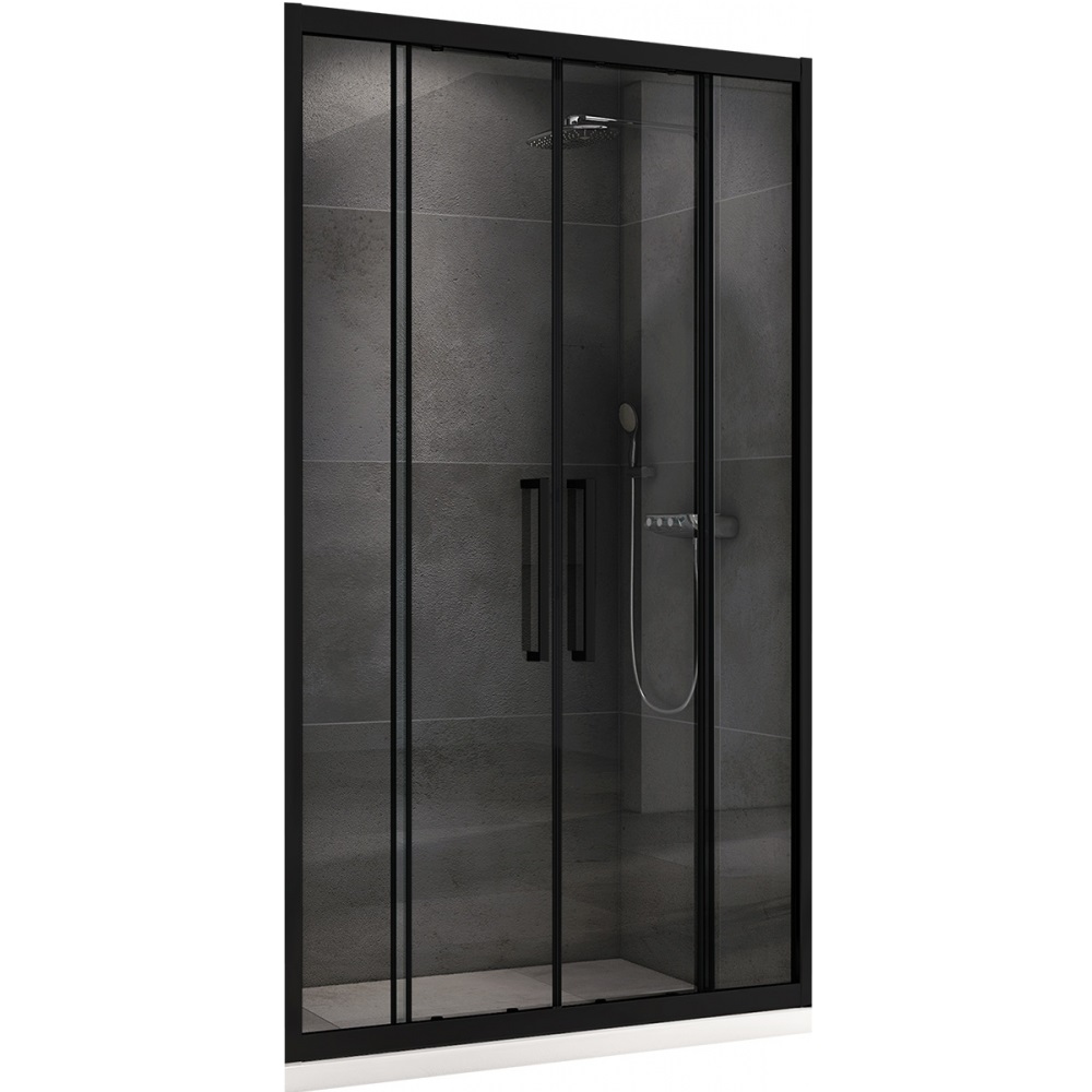 Душевая дверь Abber Schwarzer Diamant AG33160BH 160х195 (черный матовый)