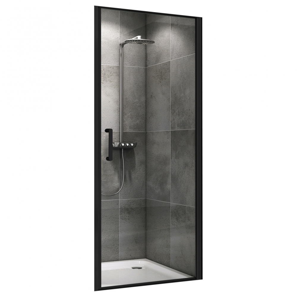 Душевая дверь Abber Sonnenstrand AG04090B 90х195 (черный матовый)