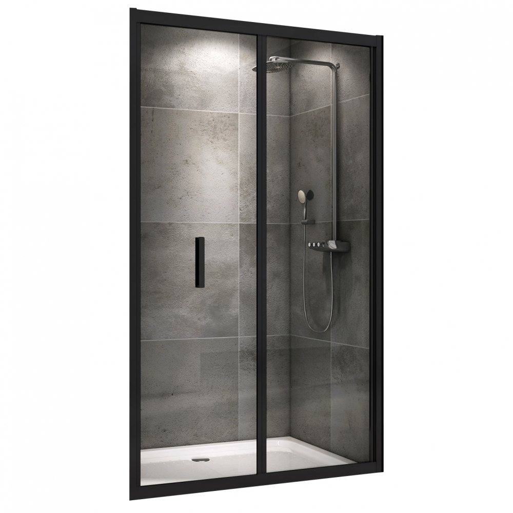 Душевая дверь Abber Sonnenstrand AG07120B 120х195 (черный матовый)