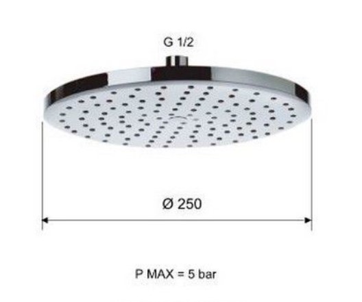 Душевая головка Remer 356MD25X (хром)