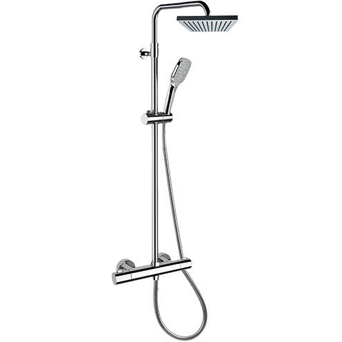 Душевая система Remer Elegance EQ32A8CPSD20 (хром), с термостатом, без излива
