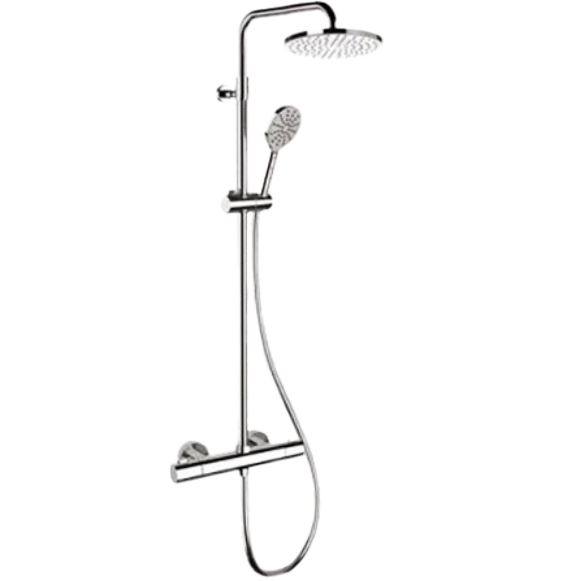 Душевая система Remer Elegance EQ32A8MPMD20 (хром), с термостатом, без излива