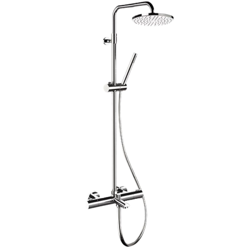 Душевая система Remer Elegance EQ34A7MDMD20 (хром), с термостатом, с изливом