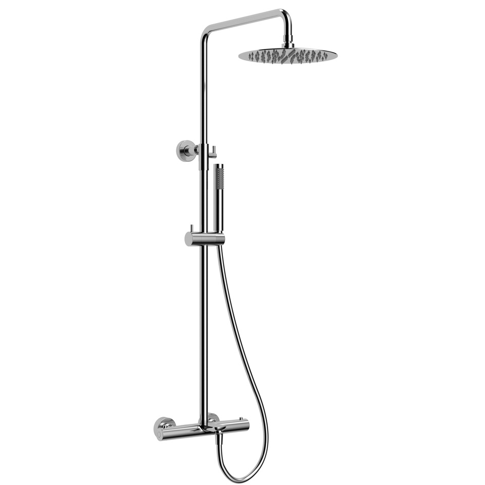 Душевая стойка Raiber Premium Graceful RP-007 (хром), с термостатом