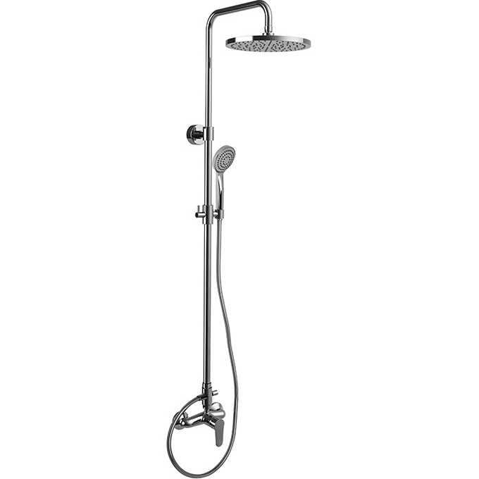 Душевая стойка с верхним душем 25x25 Fima Carlo Frattini Wellness Colonne doccia F3835/2CR (хром), без излива