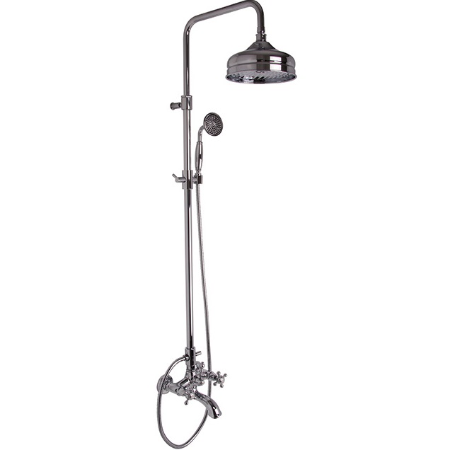 Душевая стойка со смесителем Fima Carlo Frattini Elizabeth F5084/2CR (хром), с изливом