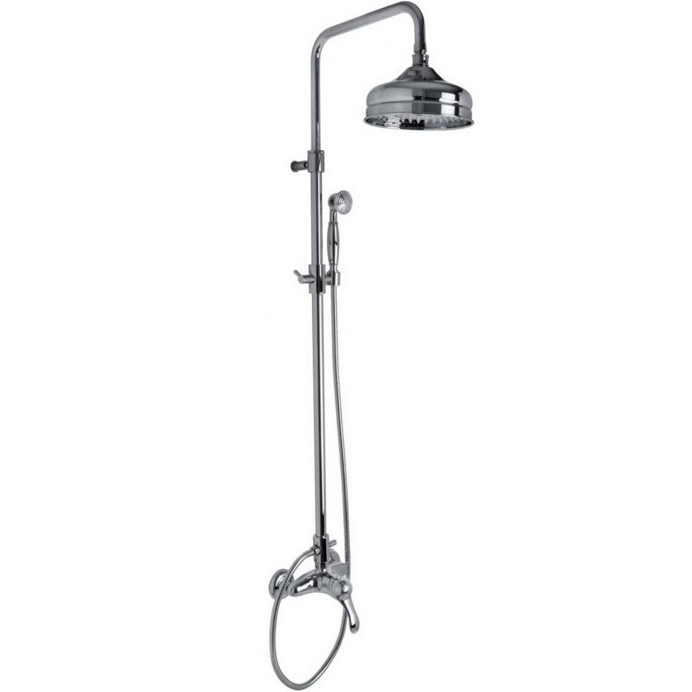 Душевая стойка со смесителем Fima Carlo Frattini Lamp F3305/2CR (хром), без излива