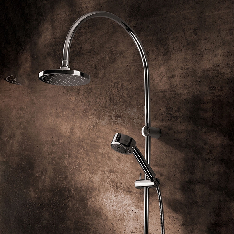Душевая стойка Kludi Dual - 6167705, без смесителя, без излива