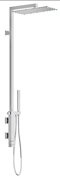 Душевой гарнитур Remer Qubika Thermo QT37 (хром)