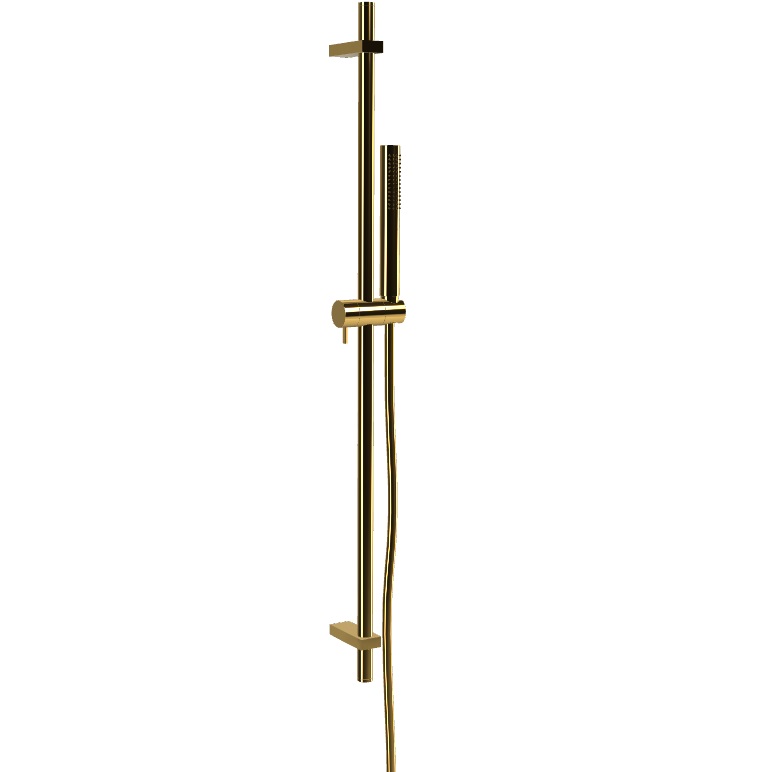 Душевая штанга Fima Carlo Frattini Wellness Saliscendi F2150OR (золотой), с ручным душем