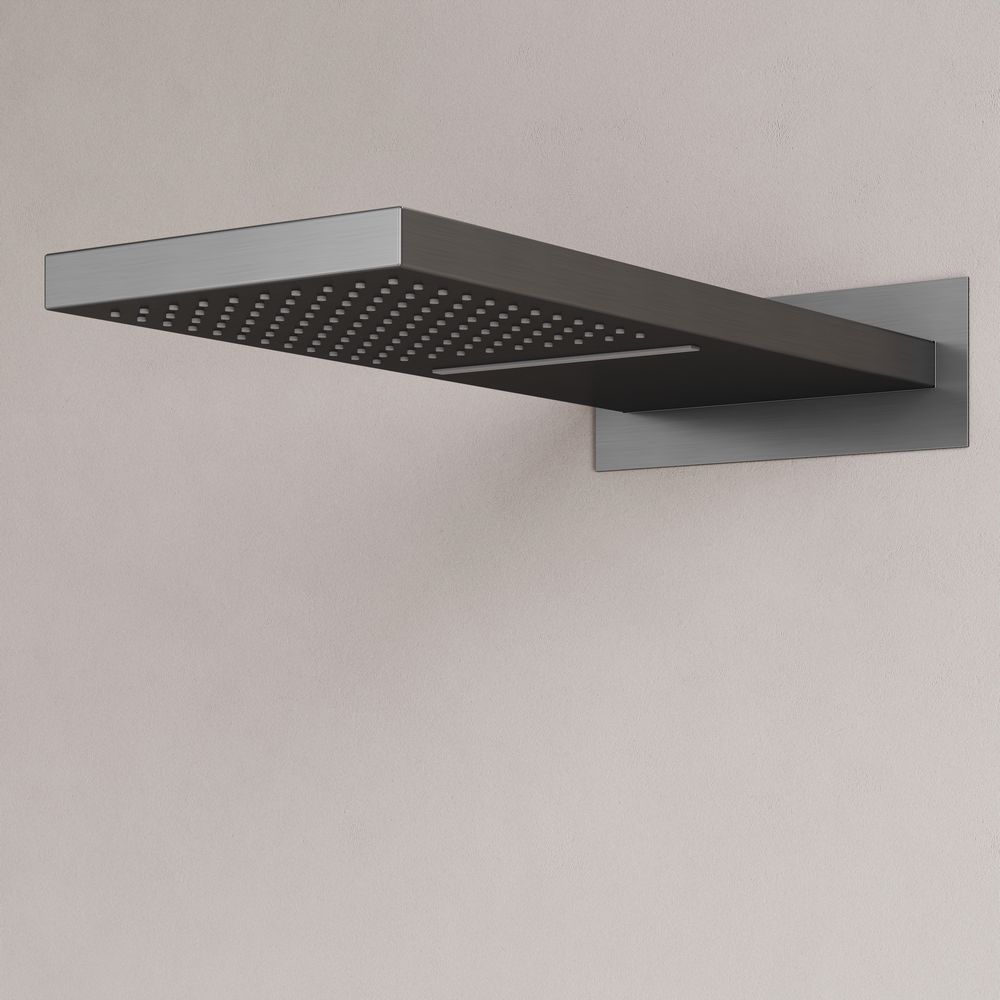 Душевой комплект с термостатом Sancos Линн (Linn) SC9023GG (вороненая сталь), с внутренней частью, без излива