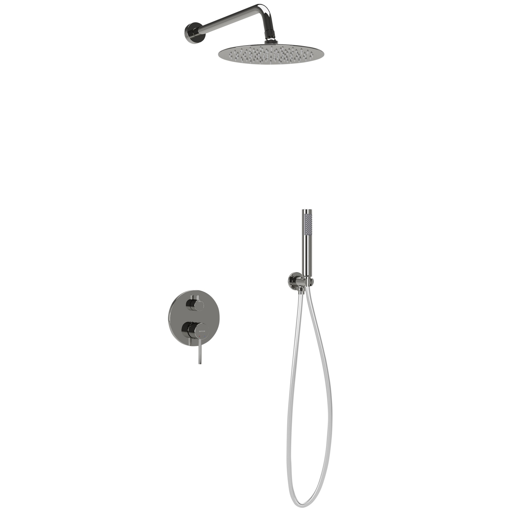 Душевой комплект Sancos Селекция (Select) SC3003CH (хром), без излива